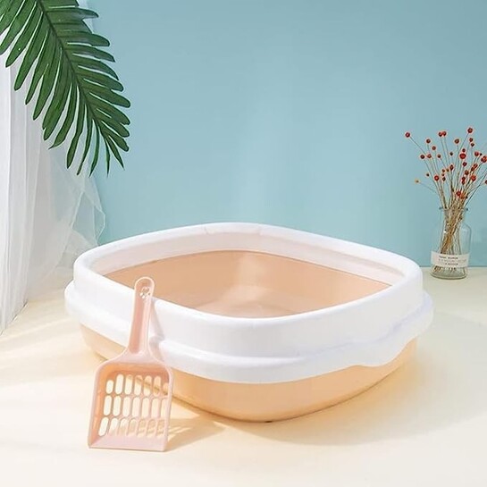 Dog Trust Cat Litter Tray with Free Scooper Suitable for All Cat Breeds & Kittens 