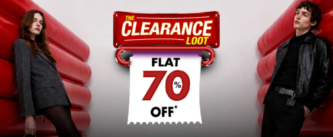 Ajio Clearance Sale Upto 90% Off On Clothing & Accessories 