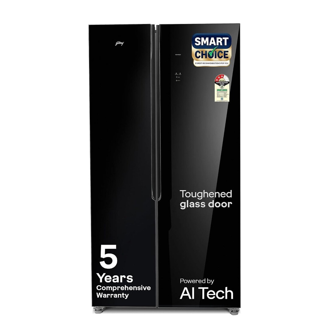 Godrej 540 L 3 Star 5 Years Comprehensive Warranty 4 Intelligent Modes|Toughened Glass Door|Frost Free SBS Inverter Refrigerator(2026 Model, 