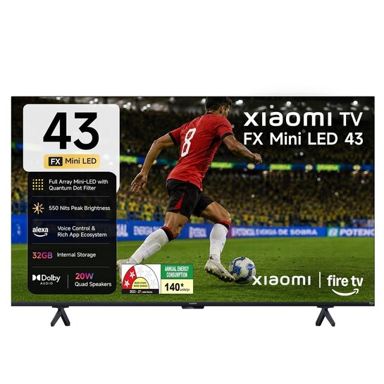 Xiaomi 108 cm (43 inches) Smart TV MiniLED QLED Fire TV 