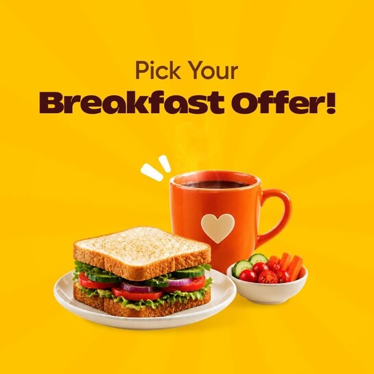 Swiggy Pick Your Breakfast Offer