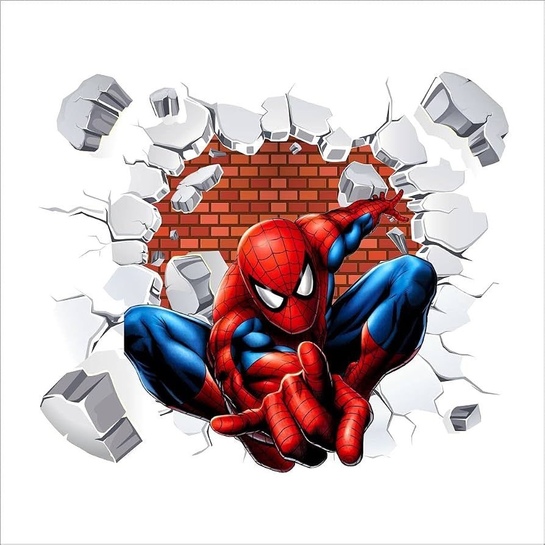 Artway Spiderman Wall Sticker 90x60cm