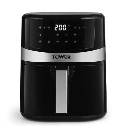 Tower Air Fryer 4.5L Digital 1600W 10 Presets 50-200C Timer Black