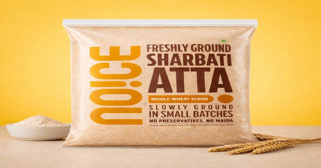 Instamart NOICE Freshly Ground Sharbati Atta 1 kg [location specific]