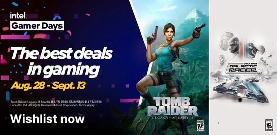  Intel Gamer Days From Aug 28 - Sept 13th