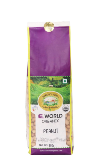 Elworld Agro & Organic Food Products Ground Nut, Peanut 500g