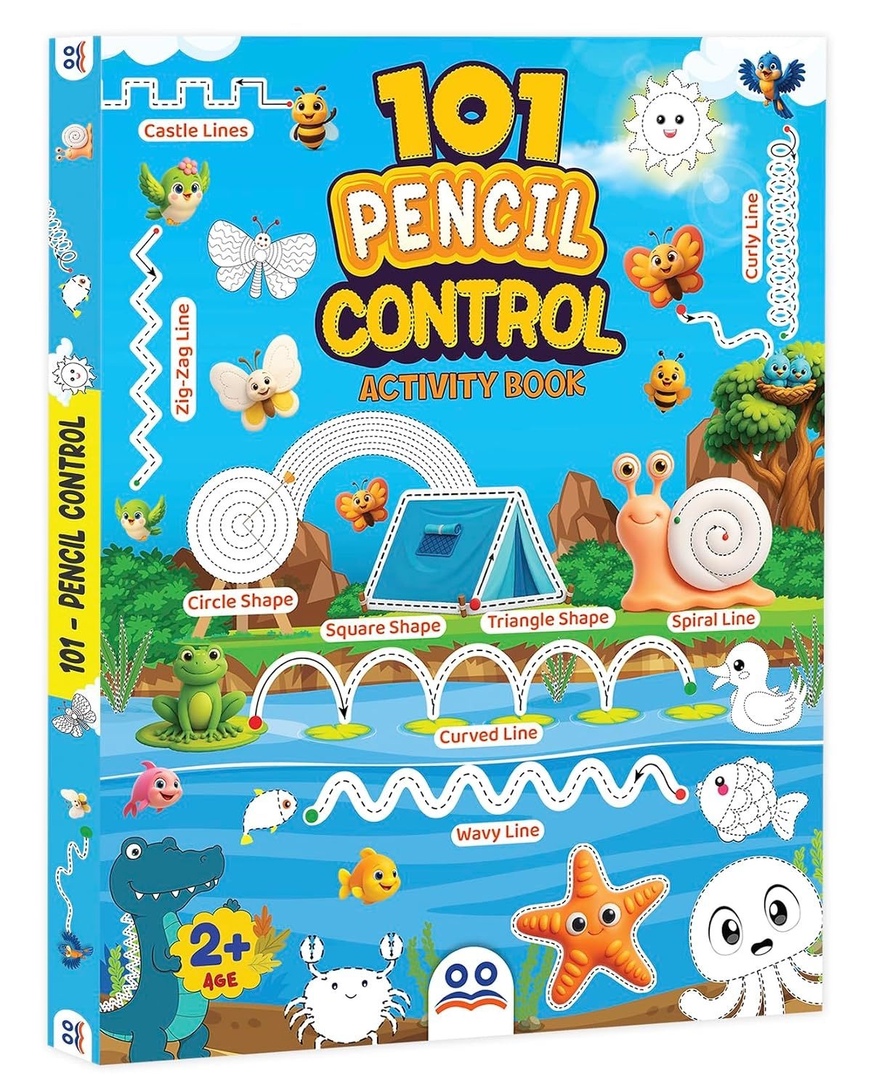 Tracing Books for Kids | 101 Pencil Control Activities | Early Learning | Age 2-5 Years