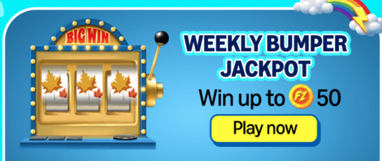 Funzone weekly bumper Jackpot-Win  UP TO 50 points