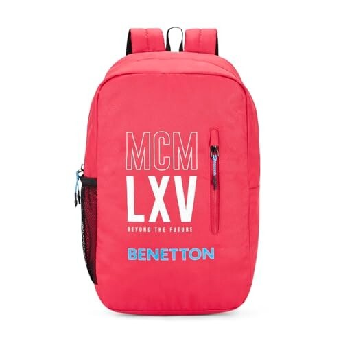 UNITED COLORS OF BENETTON Caspian 16L Polyester 2 Compartment Laptop Backpack 