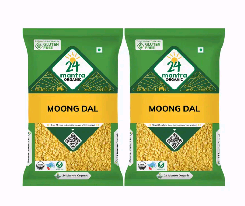 Blinkit: 24 Mantra Organic Moong Dal – 500g × 2 (Location Specific) 