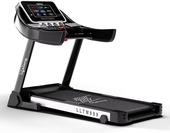 Lifelong Treadmill for Home - 6 HP Peak Motorized Treadmill, 6 Level Manual Inclines