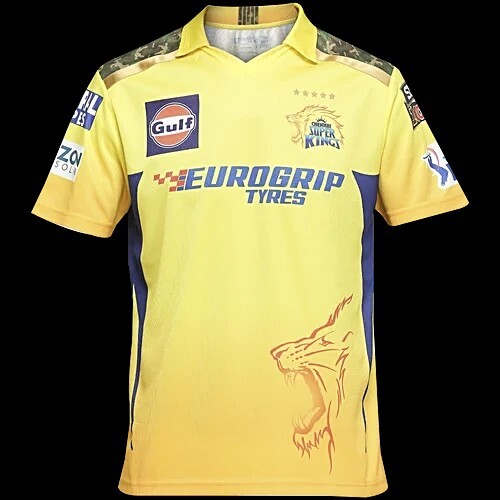 Playr X Chennai Super Kings Fan Jersey T-Shirt, 1 pc (Size - M)