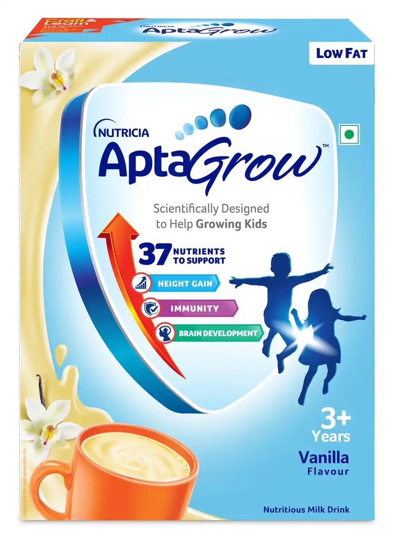 Zepto : Aptagrow Kids Growth Drink Powder – Vanilla (Location Specific)