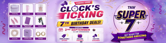 Super 7 | The Biggest Birthday Sale | Offers - Freebies - Giveaway