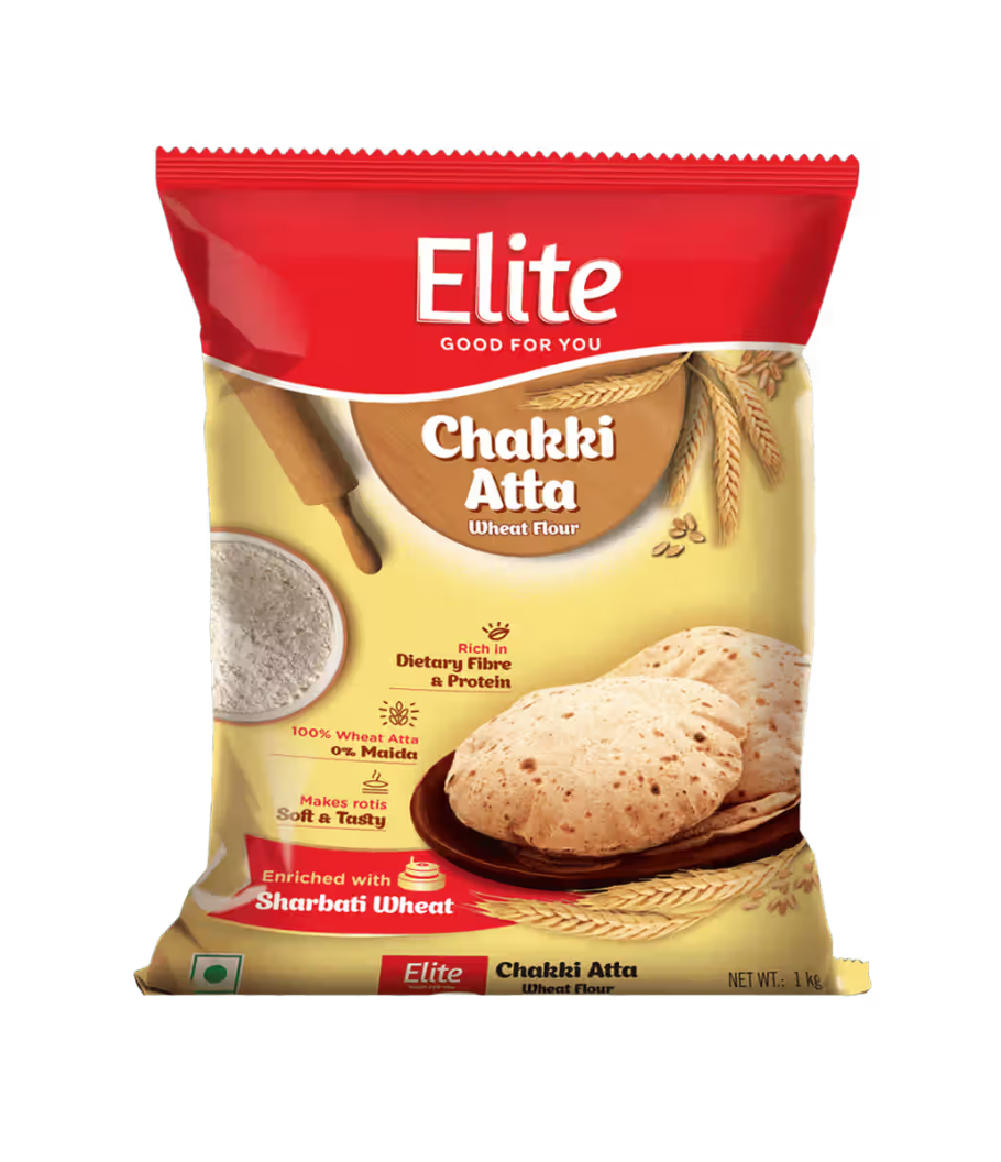 Instamart : Elite Whole Wheat Chakki Atta – 1kg