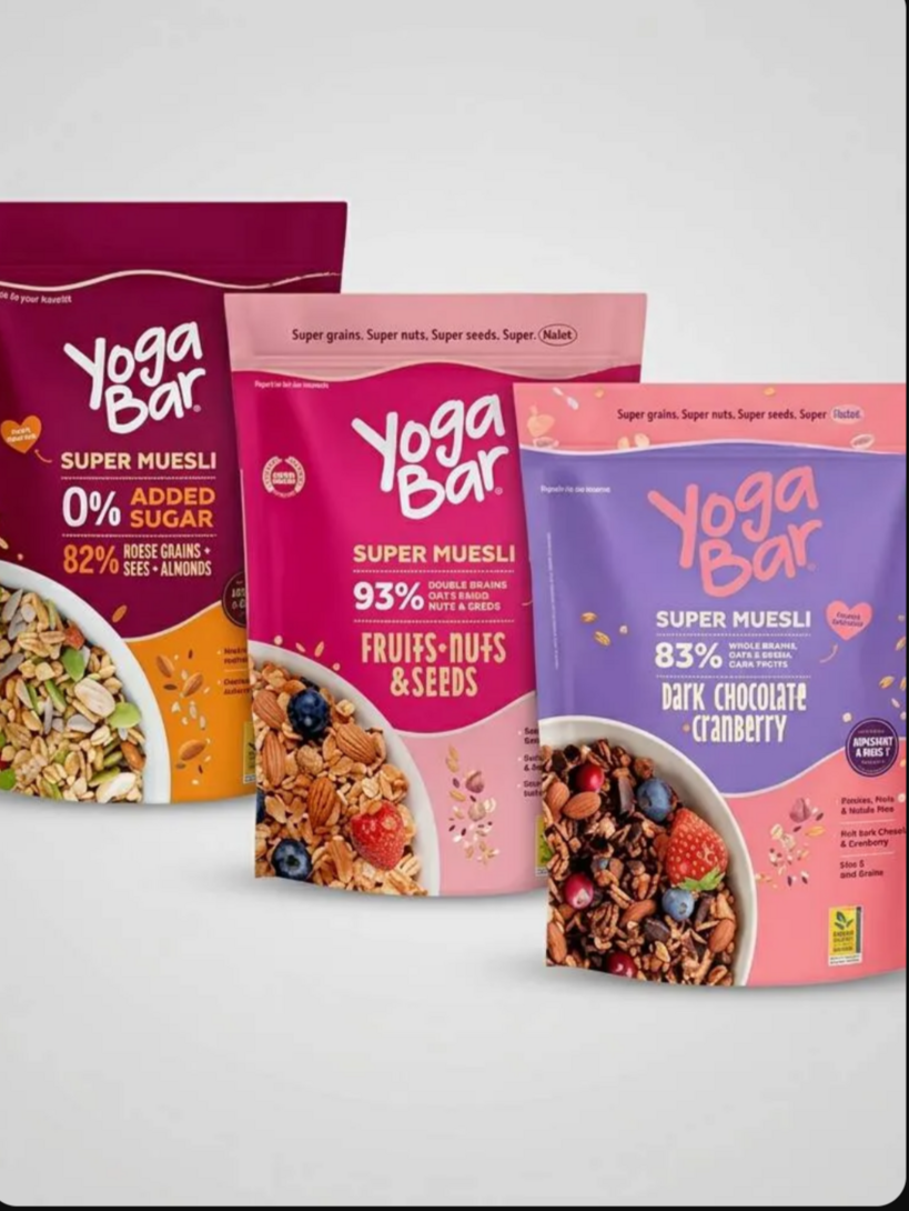 POP UPI - Yogabar Muesli Combo 400g Each Pack of 3