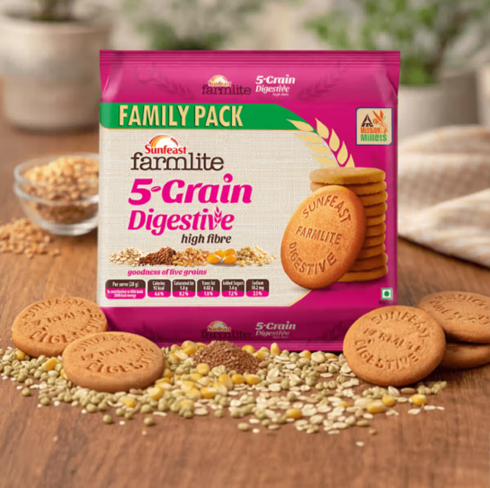 Sunfeast High fibre digestive biscuits 800g @64 and more