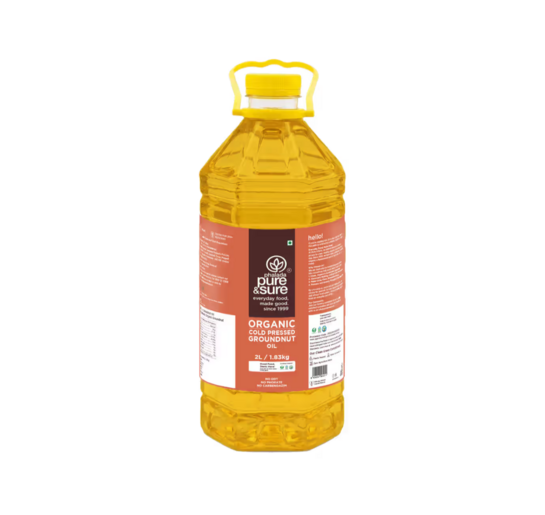 Instamart - Phalada Pure & Sure Organic Cold Pressed Groundnut Oil 2L(location specific)