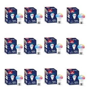 Havells Glamax 12W B22 WiFi LED Smart Bulb (16M Colours) (Pack of 12)