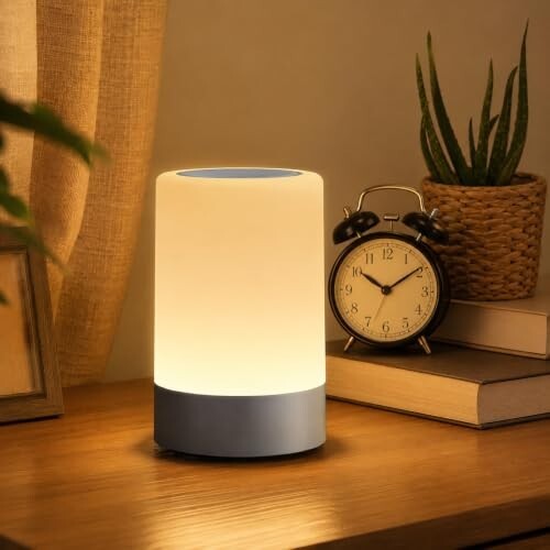 One94Store Touch Control LED Table Lamp – USB Rechargeable, Touch Control Night Light