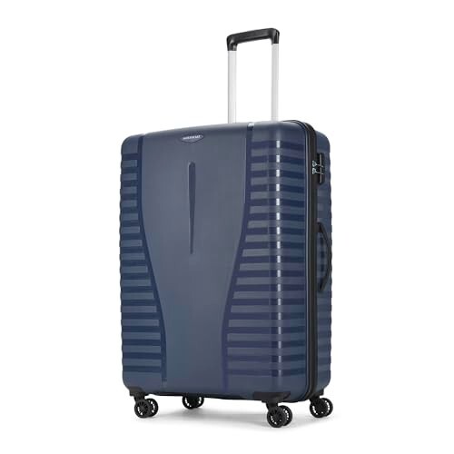 Aristocrat Airpro 8-Wheel Large Size Hard Case Trolley Bag, Poseidon Blue