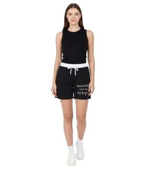 Blacktail Girls' Cotton Sports Shorts – Breathable Athletic Gym Shorts
