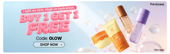 Aqualogica Buy 1 Get 1 Free Sale 