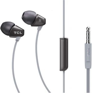 TCL SOCL100 Wired Headset (Phantom Black, In the Ear)