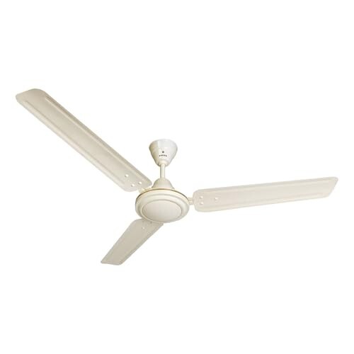 SINGER Strom ES 1200 MM (48") Star Rated Ceiling Fans for Home | BEE Rated Energy Efficient Ceiling Fan | Energy SaverIvory
