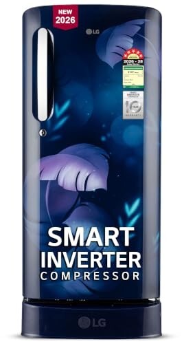 LG 185 L, 5 Star, Smart Inverter, Direct Cool Single Door Refrigerator 