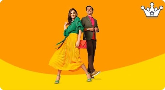 GET UP TO ₹300 BACK 3% offer, Min order: ₹100 Fashion & Beauty