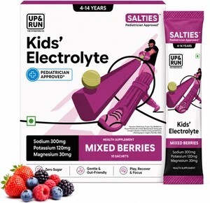 [100 % coins back] UP&RUN Salties Kids Electrolyte Powder | Gut Friendly & Sugar Fre...more