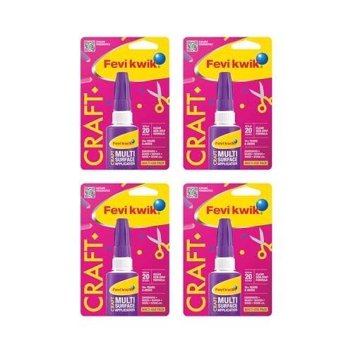 Fevikwik Craft 6 GM | Instant glue for crafting |  (Pack of 4)