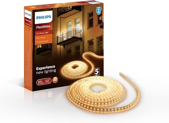 Philips 5 Meter LED Rope Light Flexishine Plug n Play
