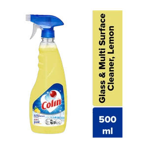 Colin Glass and Surface Cleaner Liquid Spray, Lemon Burst (500 ml...more