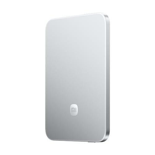 Xiaomi Ultra-Thin Magnetic Power Bank 5000 15W |6mm Slim & 98g|Sleek Metal Body (Silver)