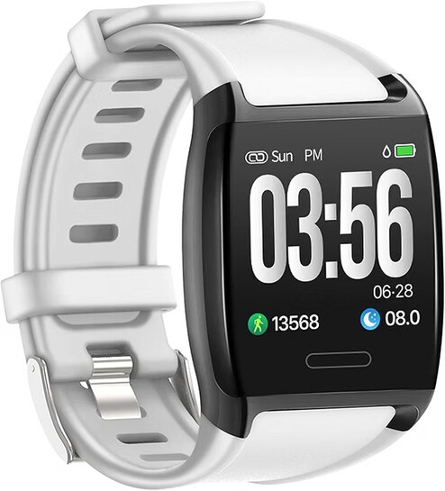 LCARE Watch Activity Tracker, Heart Rate Monitor, Smart Activity Tracker, Alert for Android and iPhone (White)