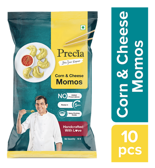 Bigbasket - PRECIA Corn & Cheese Momos By Sanjeev Kapoor – 10 pcs(location specific)