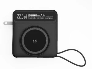 Acer 15000 mAh 22.5 W Wired & Wireless Mini Pocket Size Power Bank (Black, Lithium-ion, Fast Charging for Mobile)