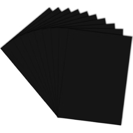 Eclet A4 Black Paper 180-210 GSM  (Pack of 20)