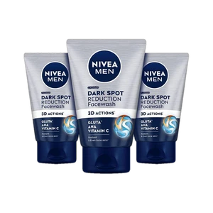 Nivea Men Dark Spot Reduction Cleanser Combo, with Vitamin C, AHA, For Even Tone Skin Face Wash (300 g)