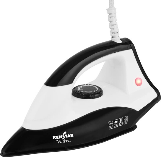 Kenstar Voltra 1000 W Dry Iron (White & Black)