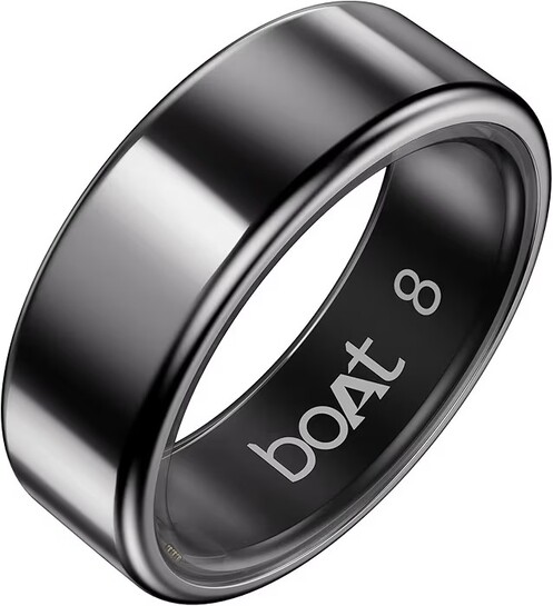 boAt SmartRing Active Plus, Auto HR, Sleep, SpO2, Stress & Skin Temperature Monitor