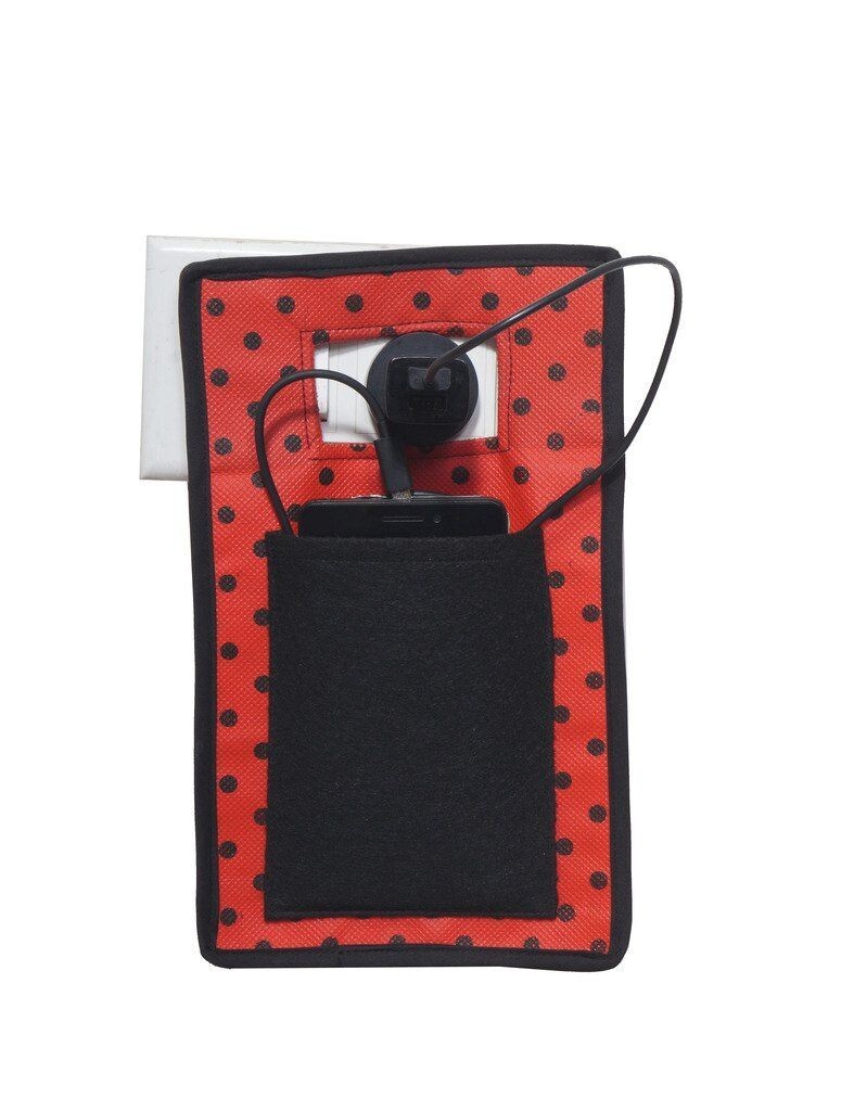 PrettyKrafts Mobile Holder during Charging - Travel Assist Stand - Mobile Carrying Bag/Accesory