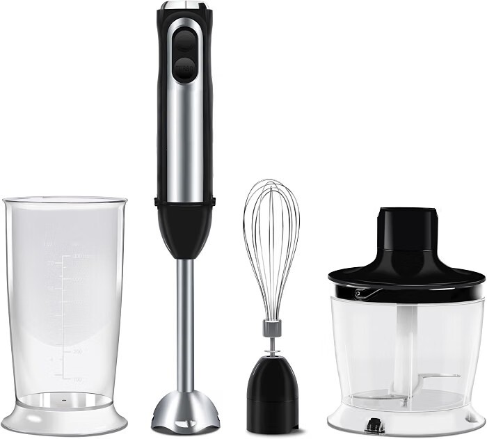 Wipro Elato FMB 204 Hand Blender with Chopper and Whisk|Powerful 200 Watt Copper Motor With Rust Free Steel Arm|3 in1 Multi-functional Mode