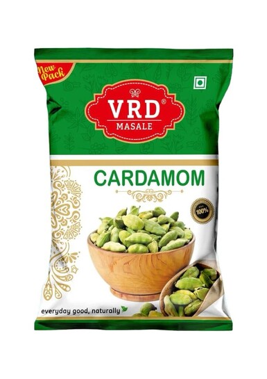 VRD Whole Green Cardamom Pods – 5 Individual Spice Pouches