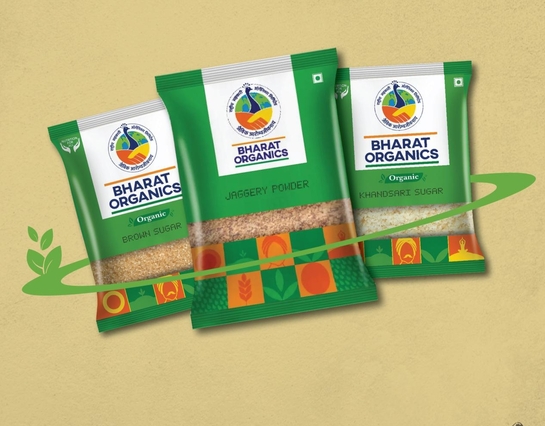 Natural Sweetener Combo Pack. Includes: Brown Sugar 500 gms, Khandsari Sugar 500 gms, Jaggery Powder 500gms