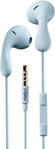 Frontech Earphone Deep Bass HD Audio | 3.5mm | For Call & Music Wired Headset (Blue, On the Ear)