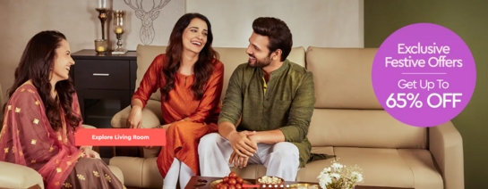 Godrej Interio Exclusive Festive Sale Upto 65% Off + Save up to Rs.5000 on Coupon