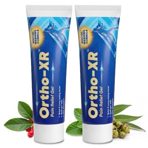 Ayurvedic Pain Relief Gel 75g x 2 | Instant Relief for Back, Knee, Joint, Shoulder, Muscle & Arthritis Pain | Hydrogel Tech & Warming Formula | Herbal & Skin-Friendly | 150g